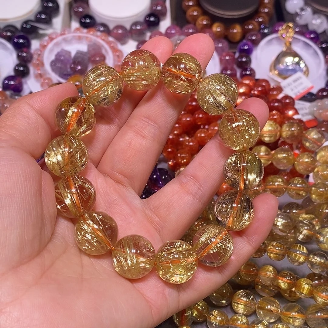 未镶嵌手链水晶金钛晶16