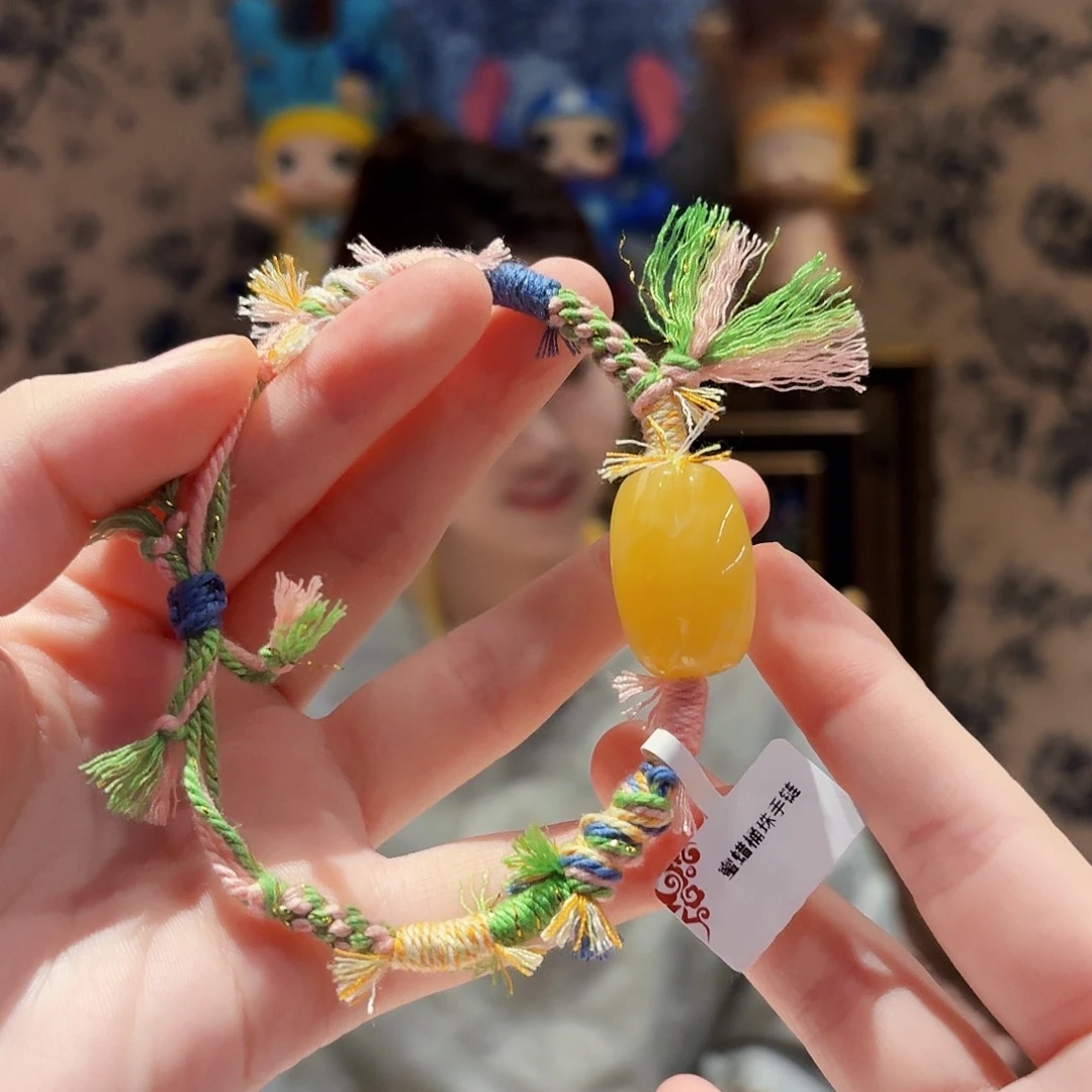 蜜蜡未镶嵌手链手绳2号