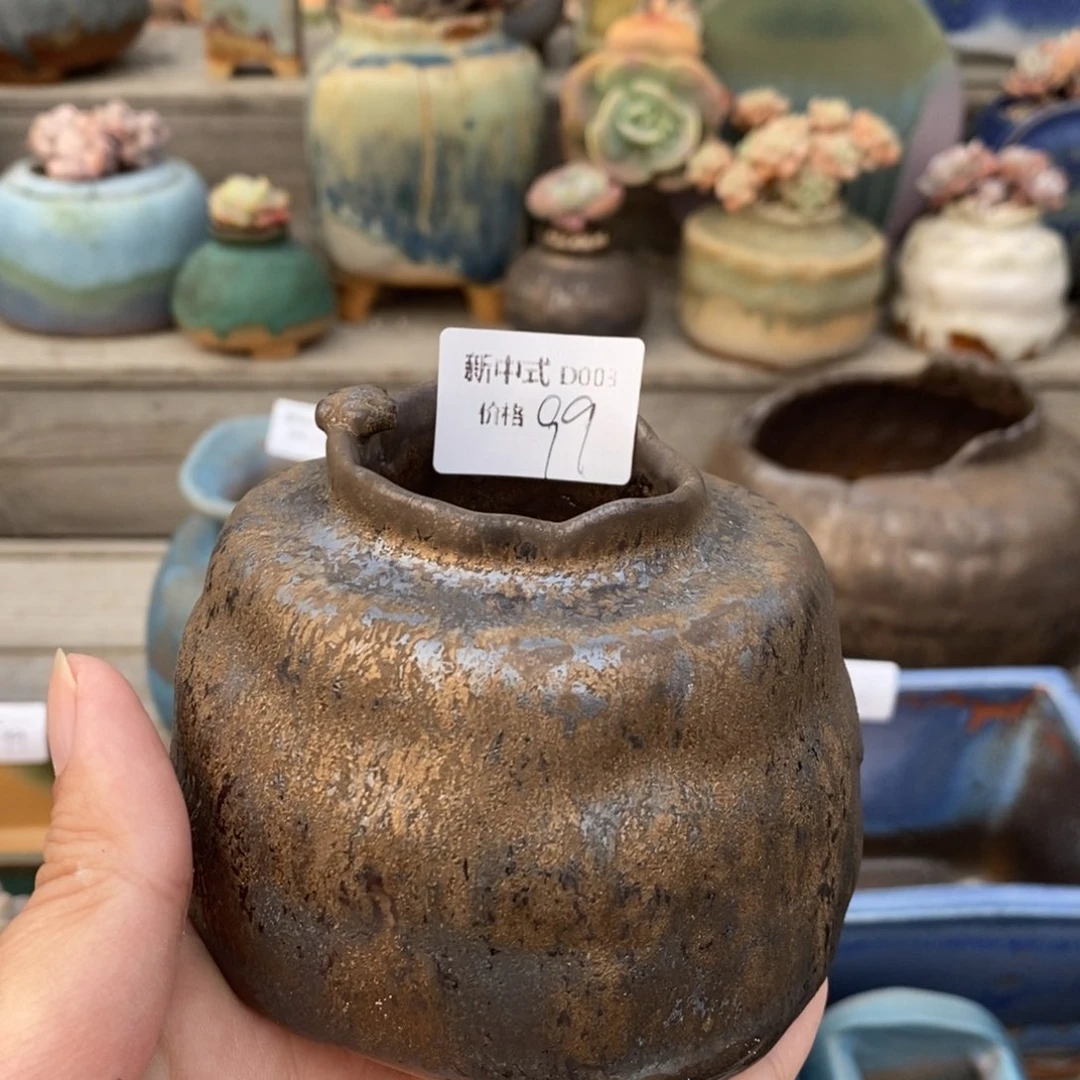 粗砂花盆Y*?1987盆新中式D003