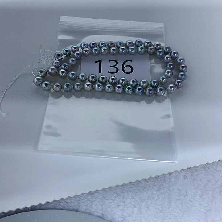 海水珍珠银S925镶嵌项链6-7