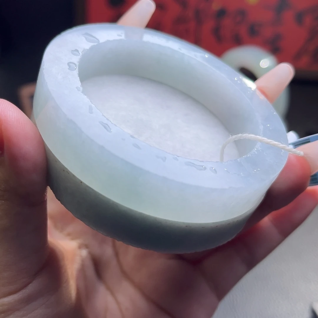 定制翡翠未镶嵌翡翠手镯不退不换