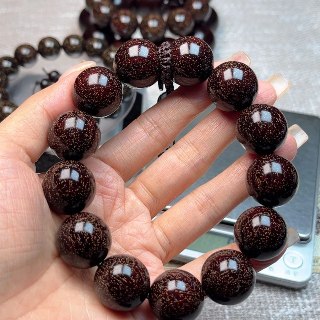 檀香紫檀（小叶紫檀）1.8 13颗爆星