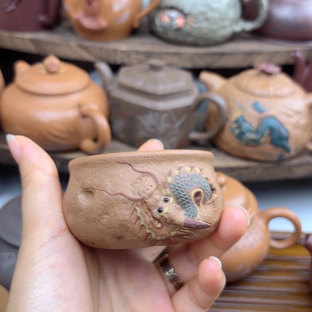 茶壶紫砂青龙主人杯100c c