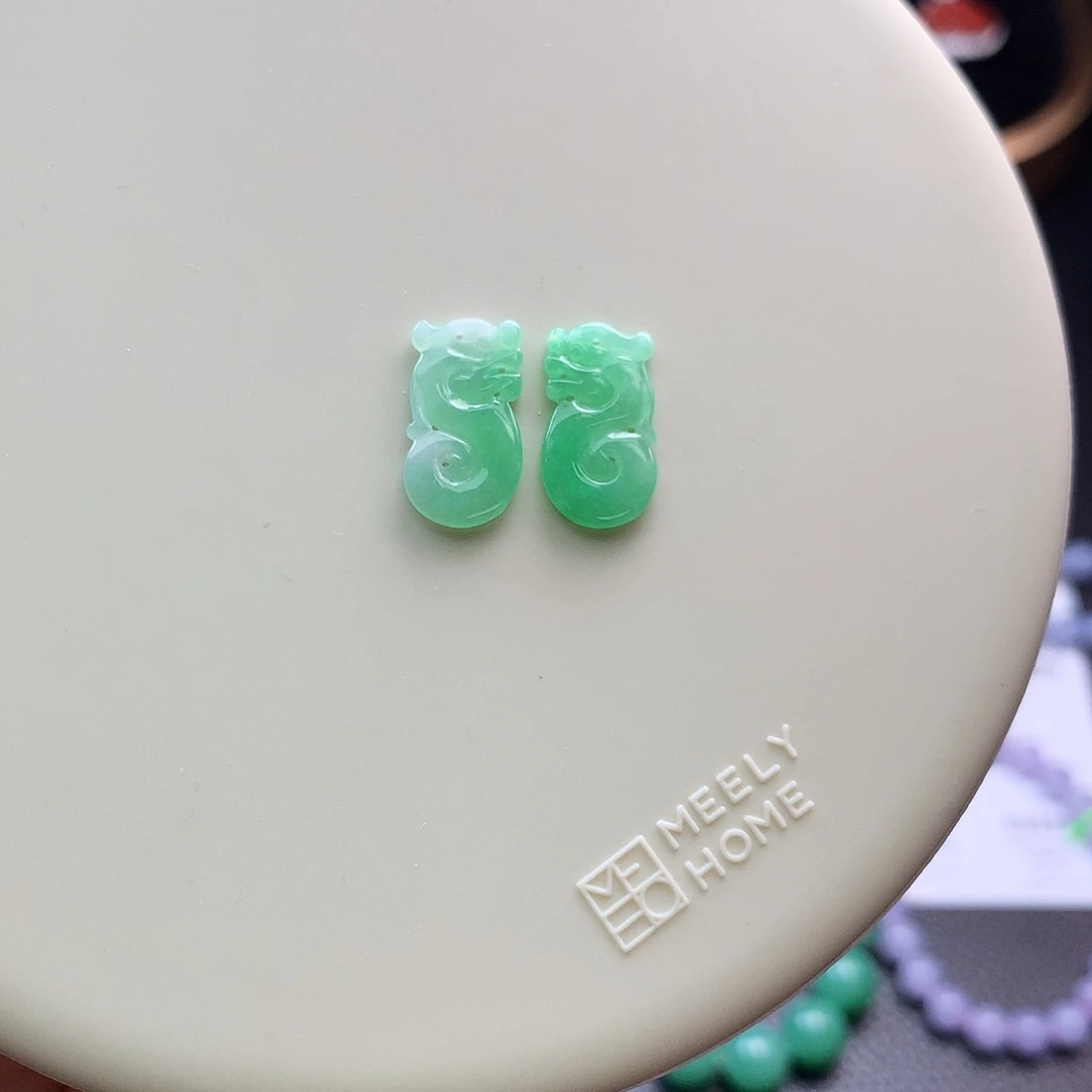 翡翠未镶嵌挂件48小时鉴赏期  龙