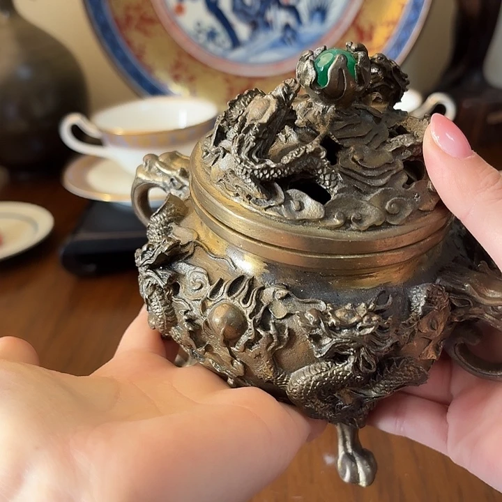 7521铜香炉超赞 来捡漏