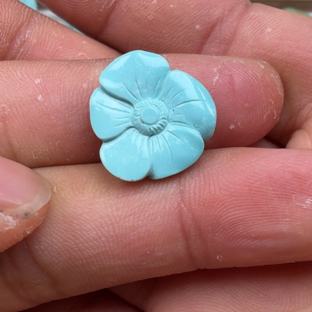 绿松石未镶嵌珠宝半成品