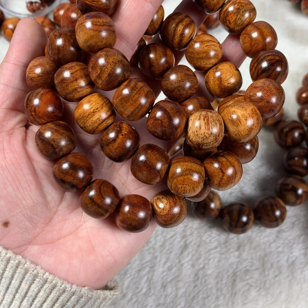 吞***柔黄花梨/降香黄檀15*16老型珠