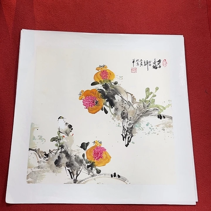 国画手绘国画作品