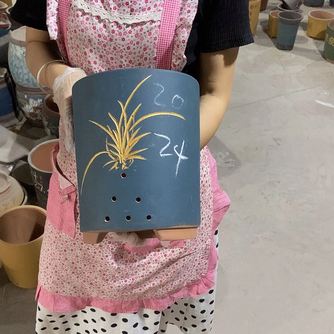 紫砂花盆紫砂花盆