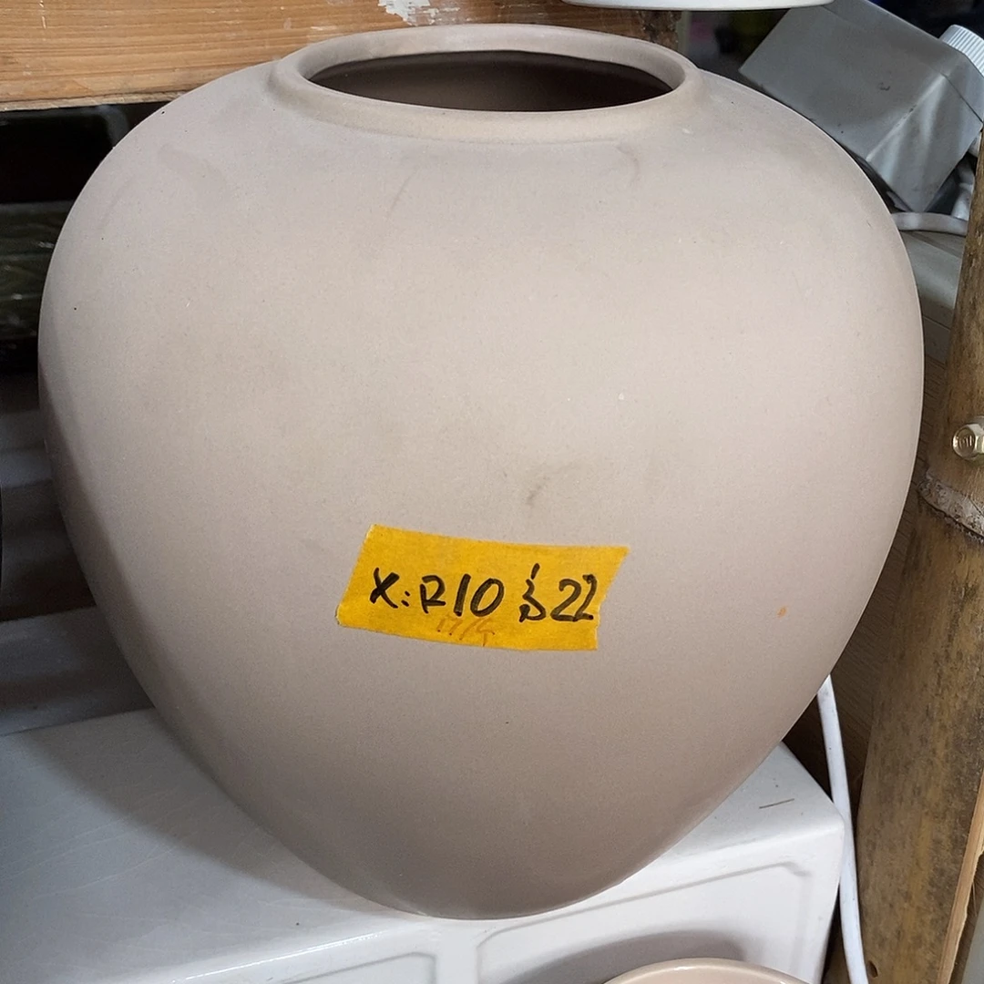 陶摆件陶盆有孔 瑕疵介意勿拍