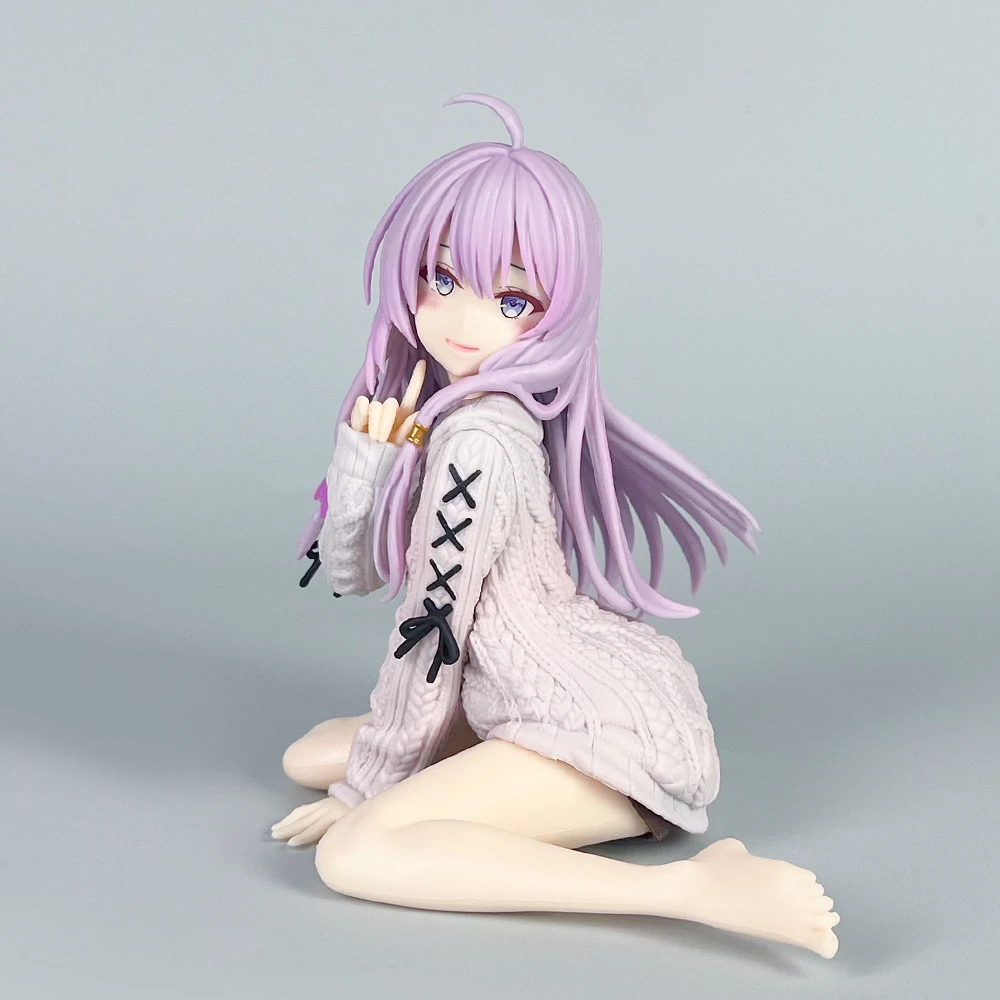 手办动漫魔法伊蕾娜坐姿二次元美少女潮玩模型摆件机箱汽车载装饰