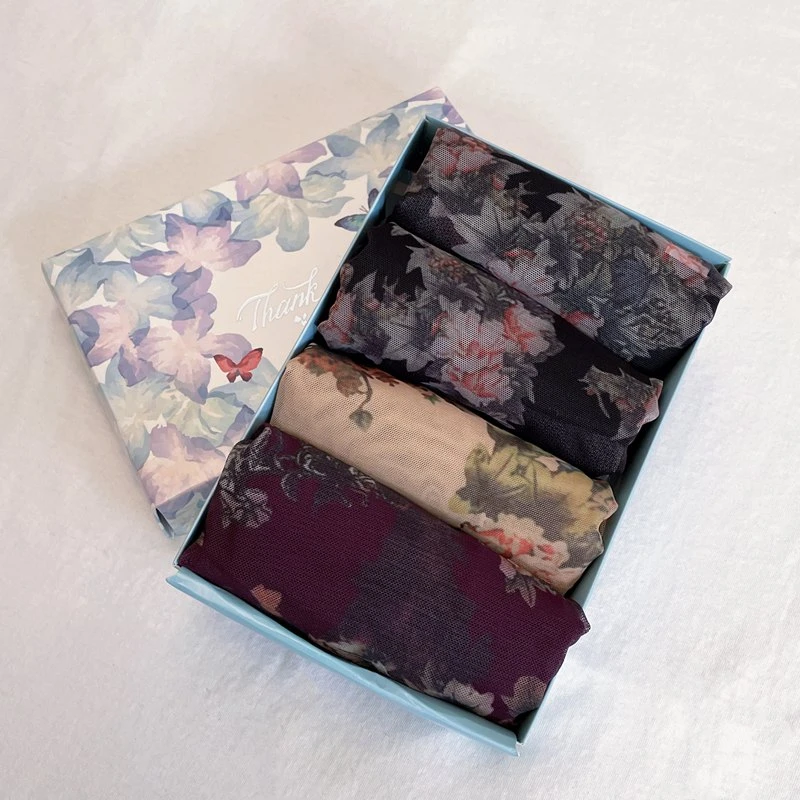 舒适薄款印花无痕时尚高腰透气无痕短裤2025新款YX105745