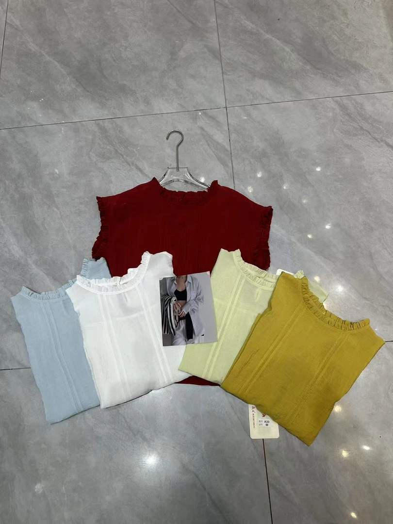 【锦衣服饰】YB A 33花边糖果色时尚小衫