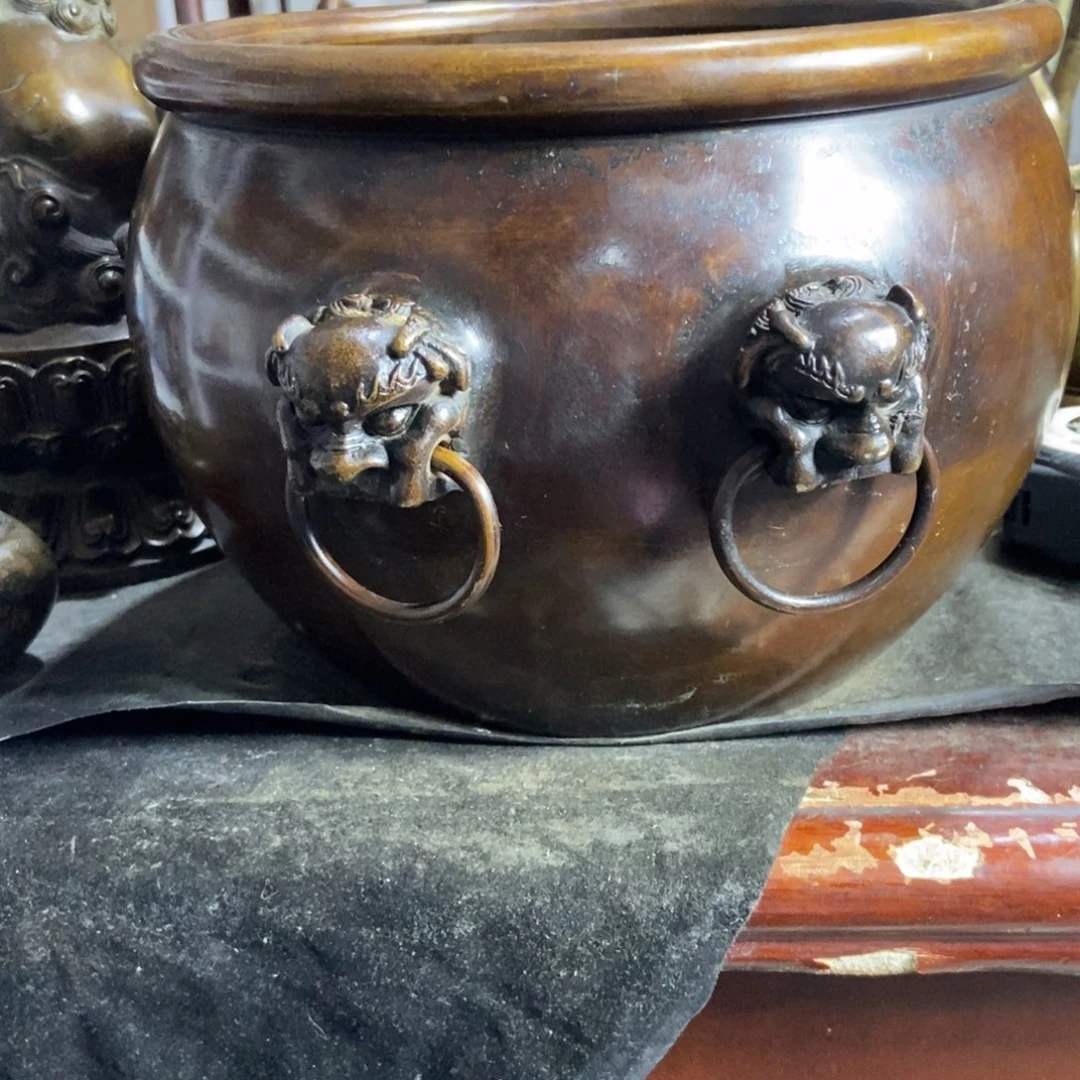 君***。铜器工艺品摆件香炉摆件