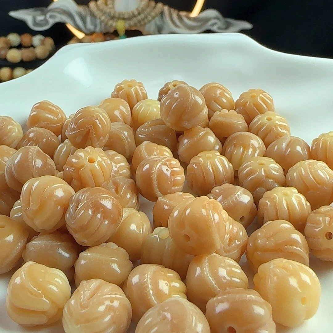 菩提根/象牙果手串卡12风化佛手20颗➕3颗