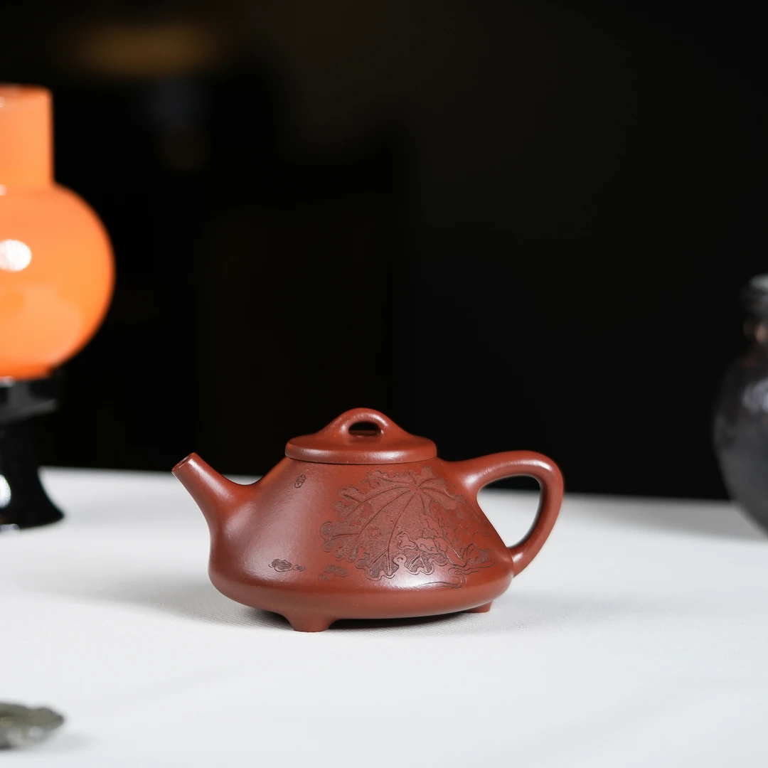 范家壶庄 子冶石瓢（风姿绰约） 红皮龙 220cc 范家品牌系列