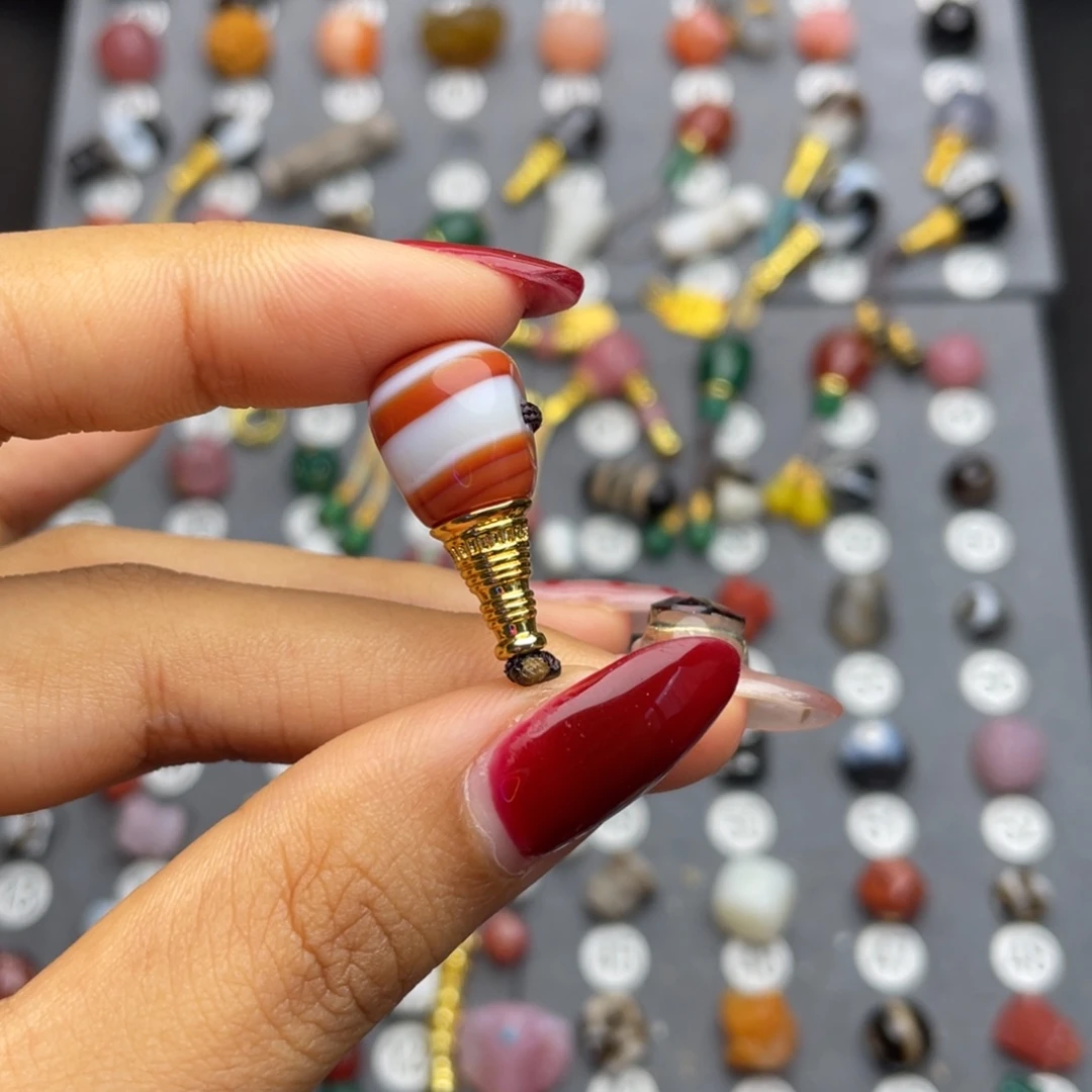 玛瑙/玉髓配饰合金