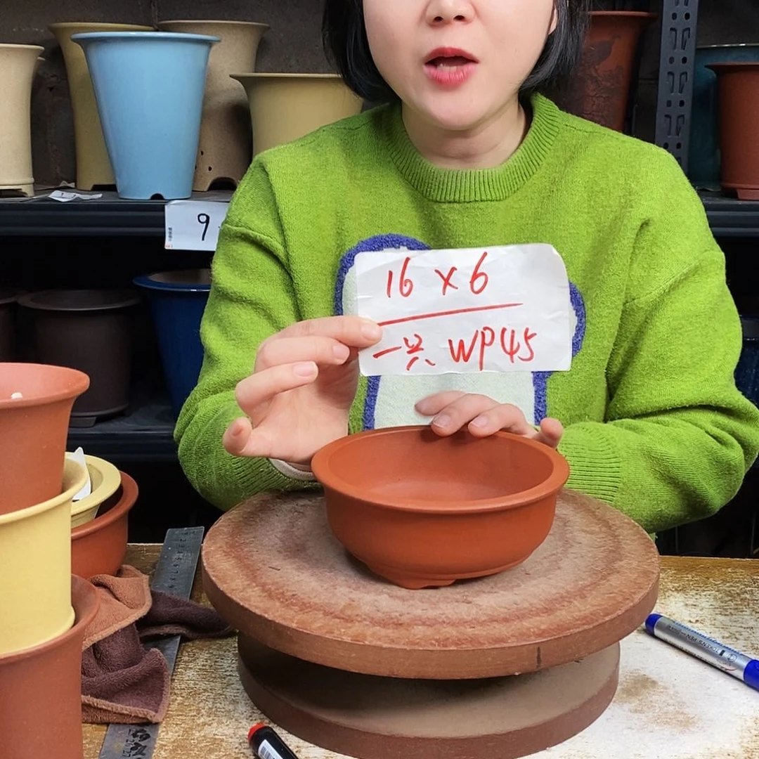 紫砂一只紫砂花盆WP45