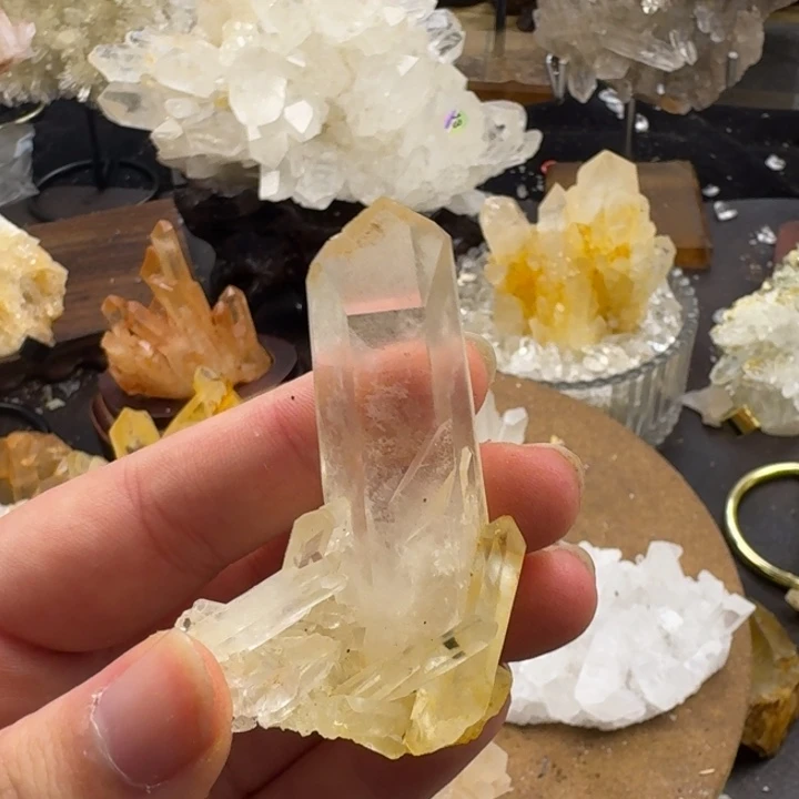 水晶未镶嵌珠宝半成品