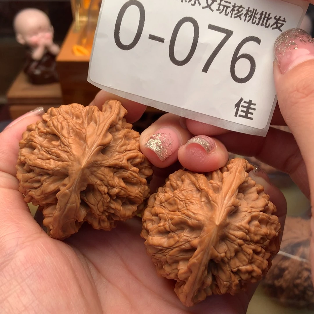 文玩核桃把件49官帽