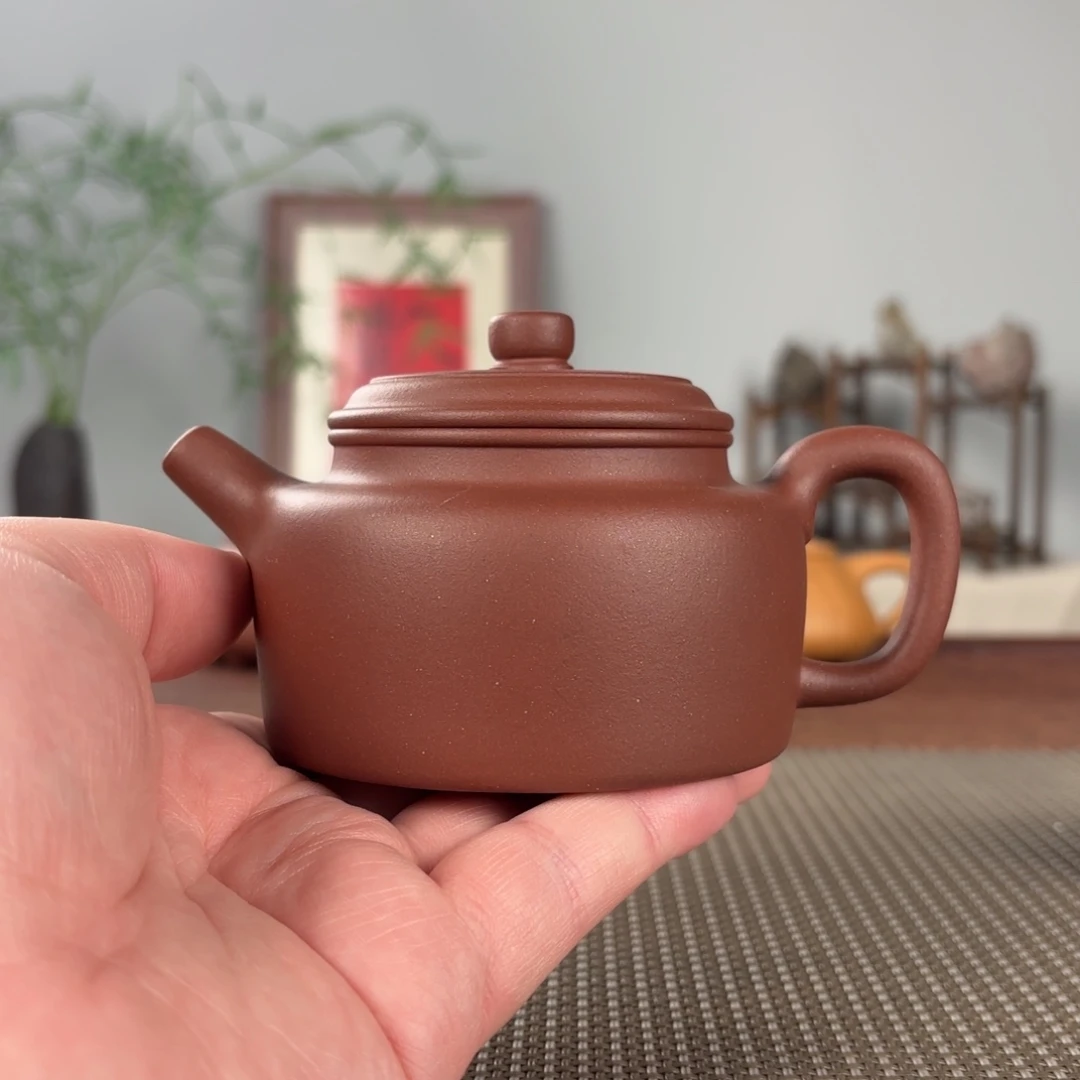 江***等茶壶紫砂微瑕黄龙山原矿紫砂壶220