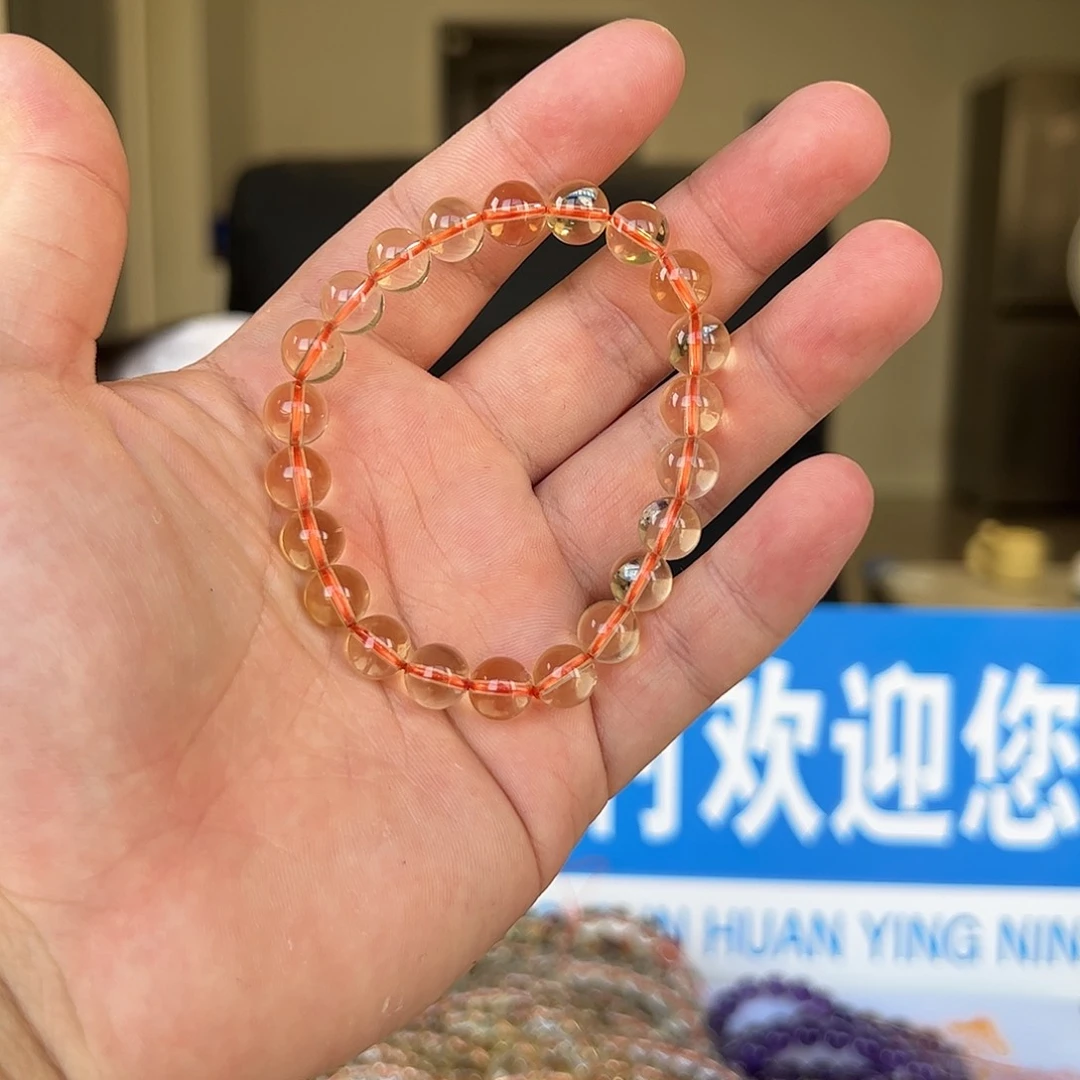 水晶手串未镶嵌天然水晶手链