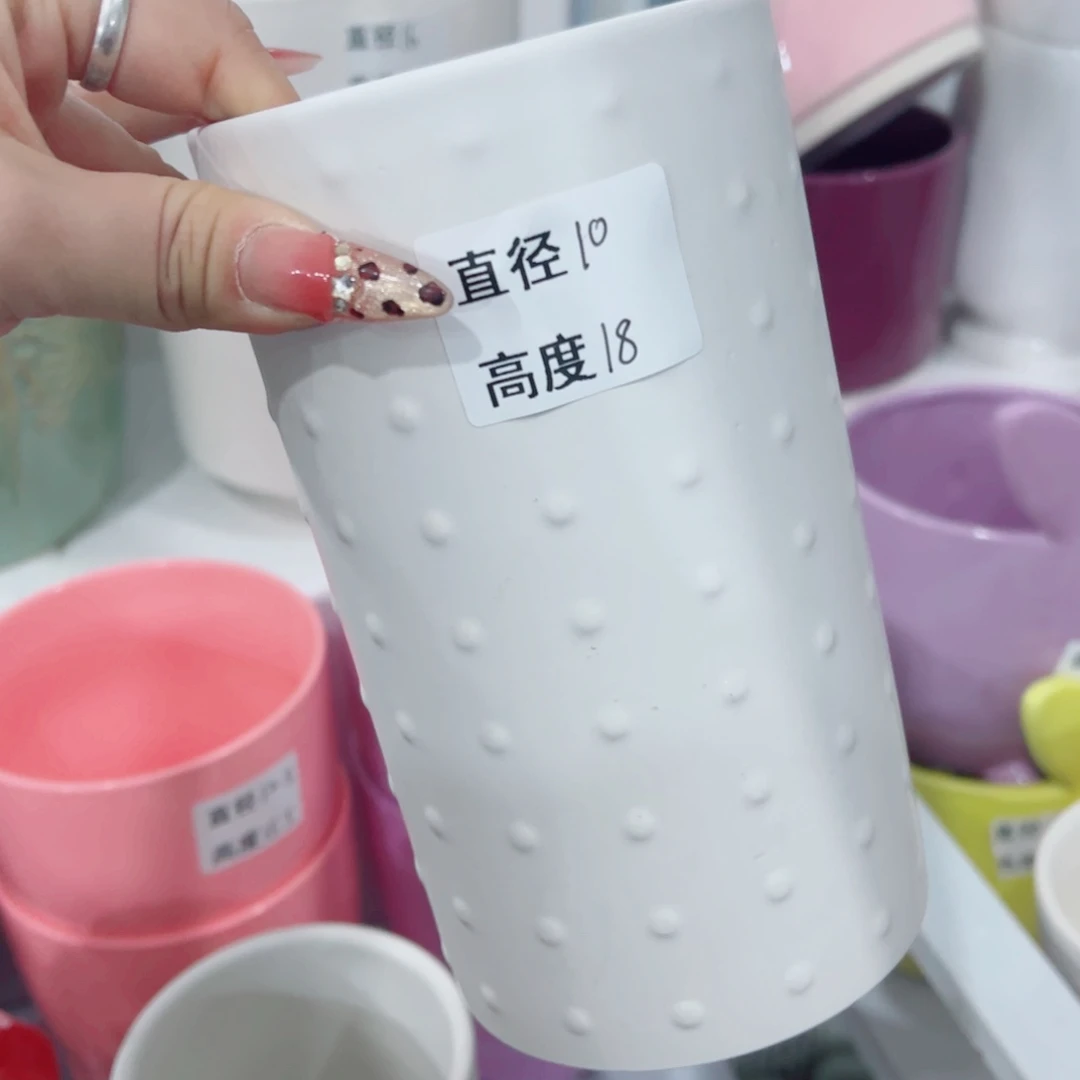 有孔，陶瓷花盆满10米包邮发货