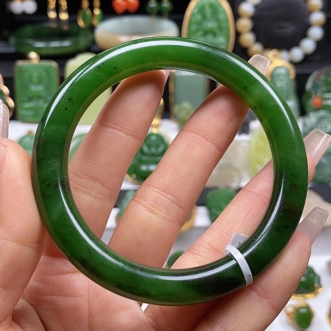 和田玉（碧玉）手镯未镶嵌