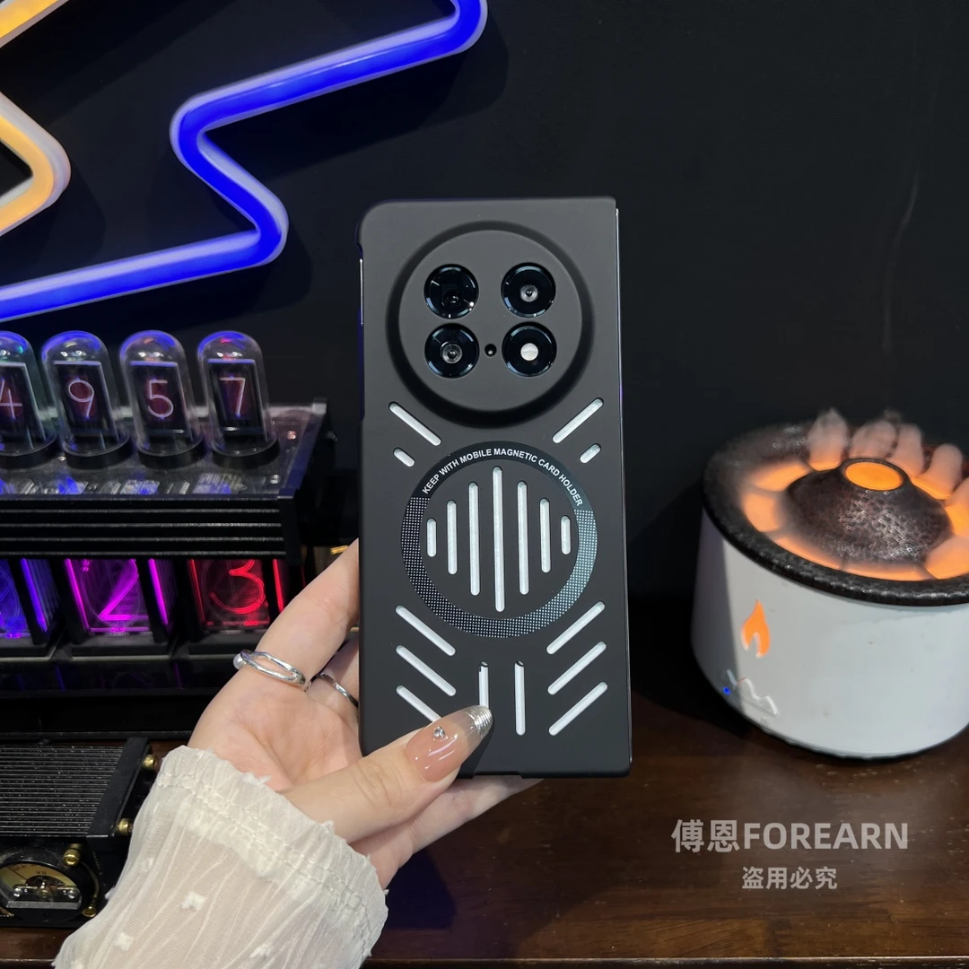 适用于OPPOFindN5手机壳findn5折叠屏超薄磁吸散热保护套新款全包