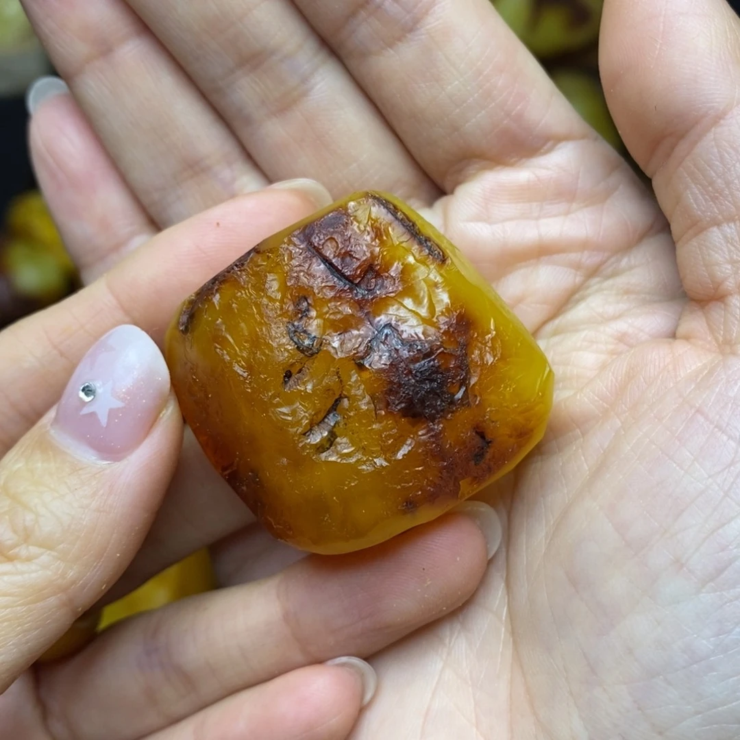 未镶嵌定制蜜蜡福*瑞胖