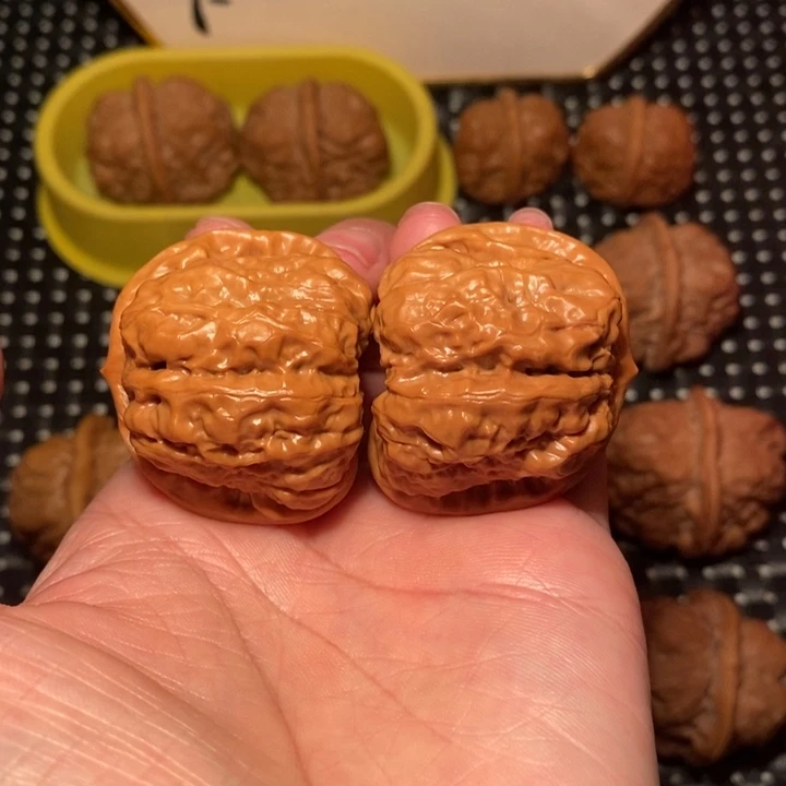把件文玩核桃开背肌肉蛙