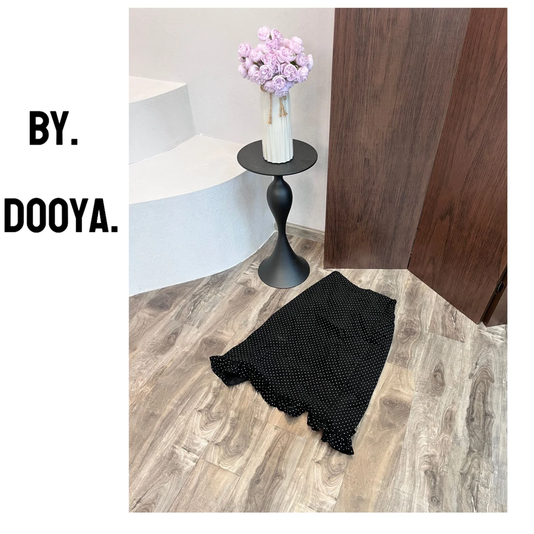 DOOYA 101702 黑色波点裤/半身裙