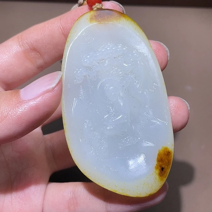 和田玉颈饰未镶嵌Y