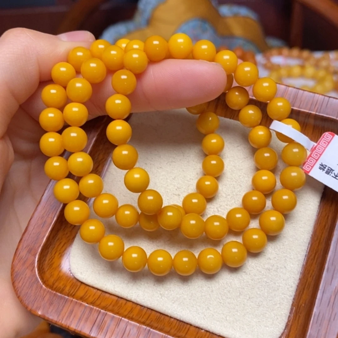 【闪购商品】蜜蜡手链未镶嵌手串