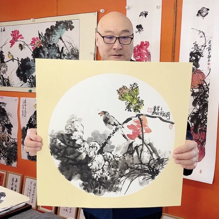 国画张圣敏先生纯手绘作品