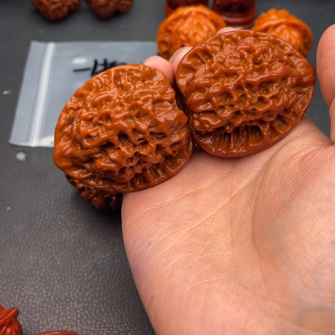 我***文玩核桃把件官帽