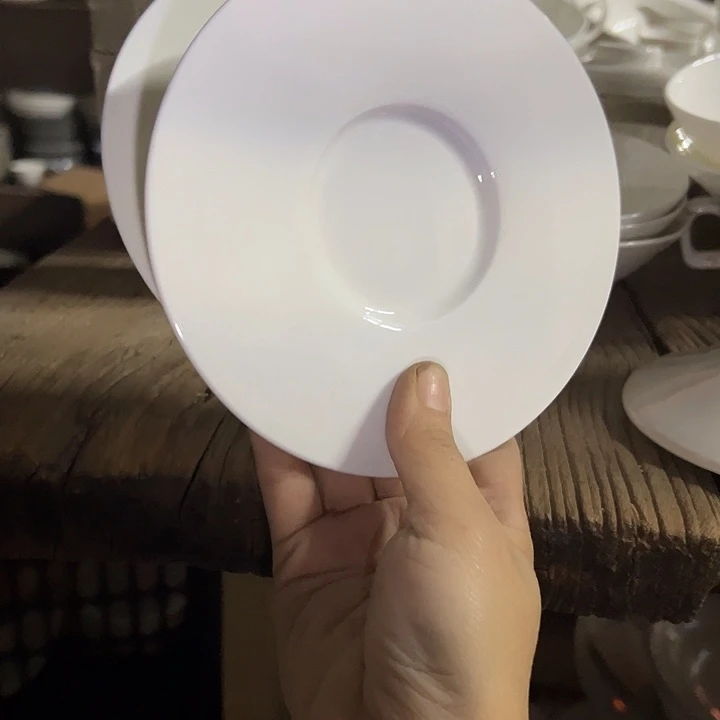 跳***糖国营尾货骨瓷碟一对