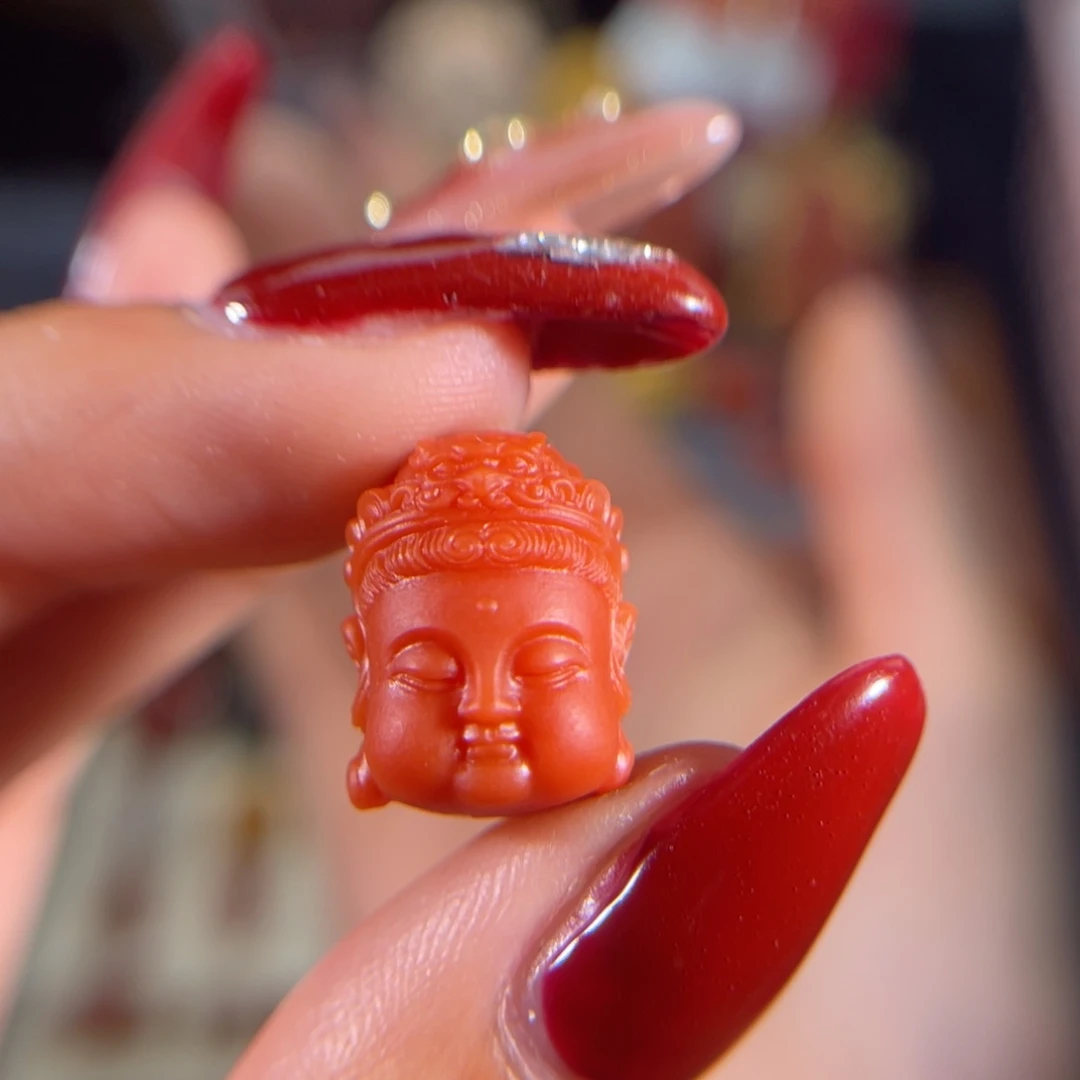 南红玛瑙大水沟 宝宝观音未镶嵌