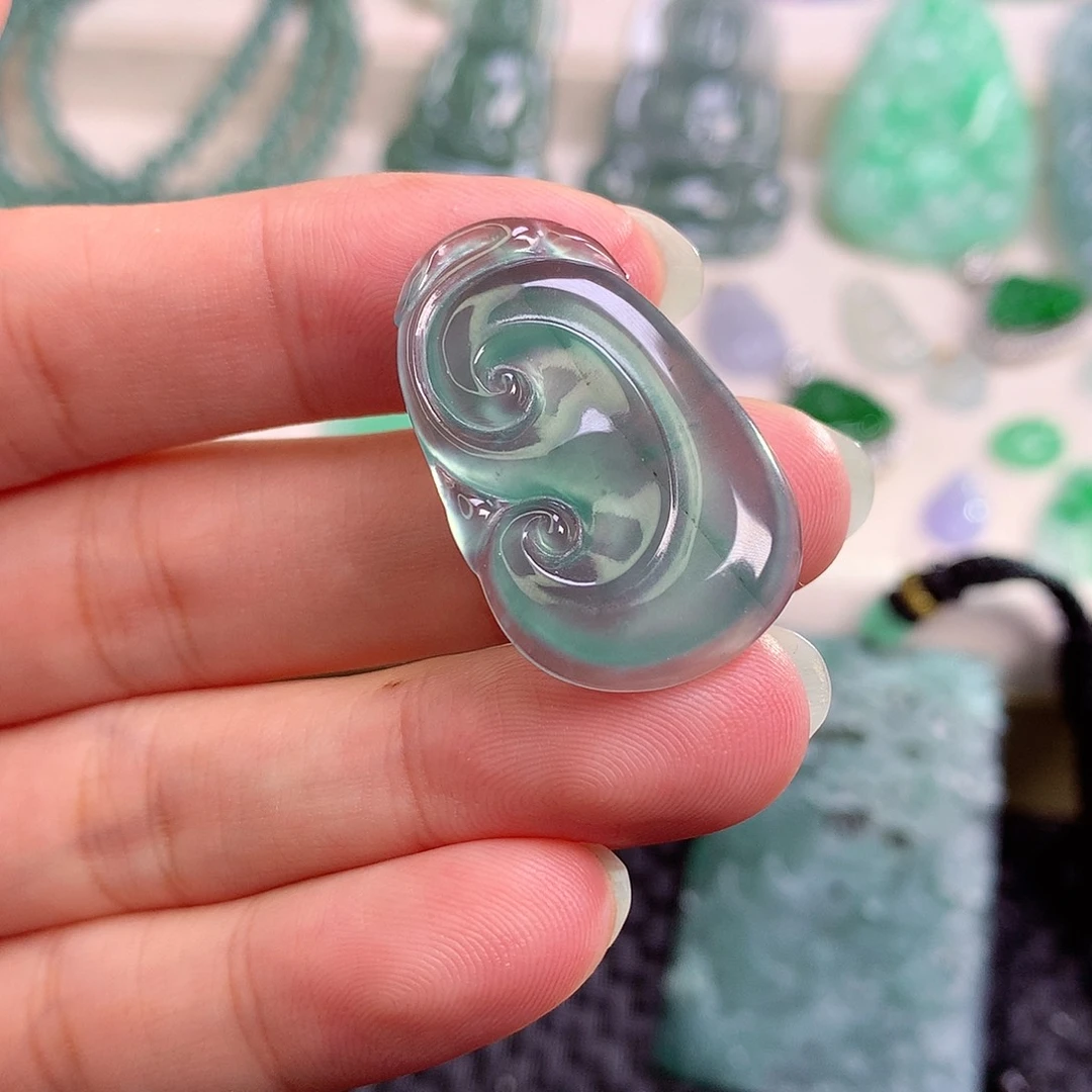 颈饰未镶嵌翡翠翡翠