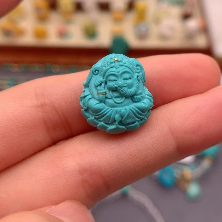 绿松石绿松石配饰未镶嵌