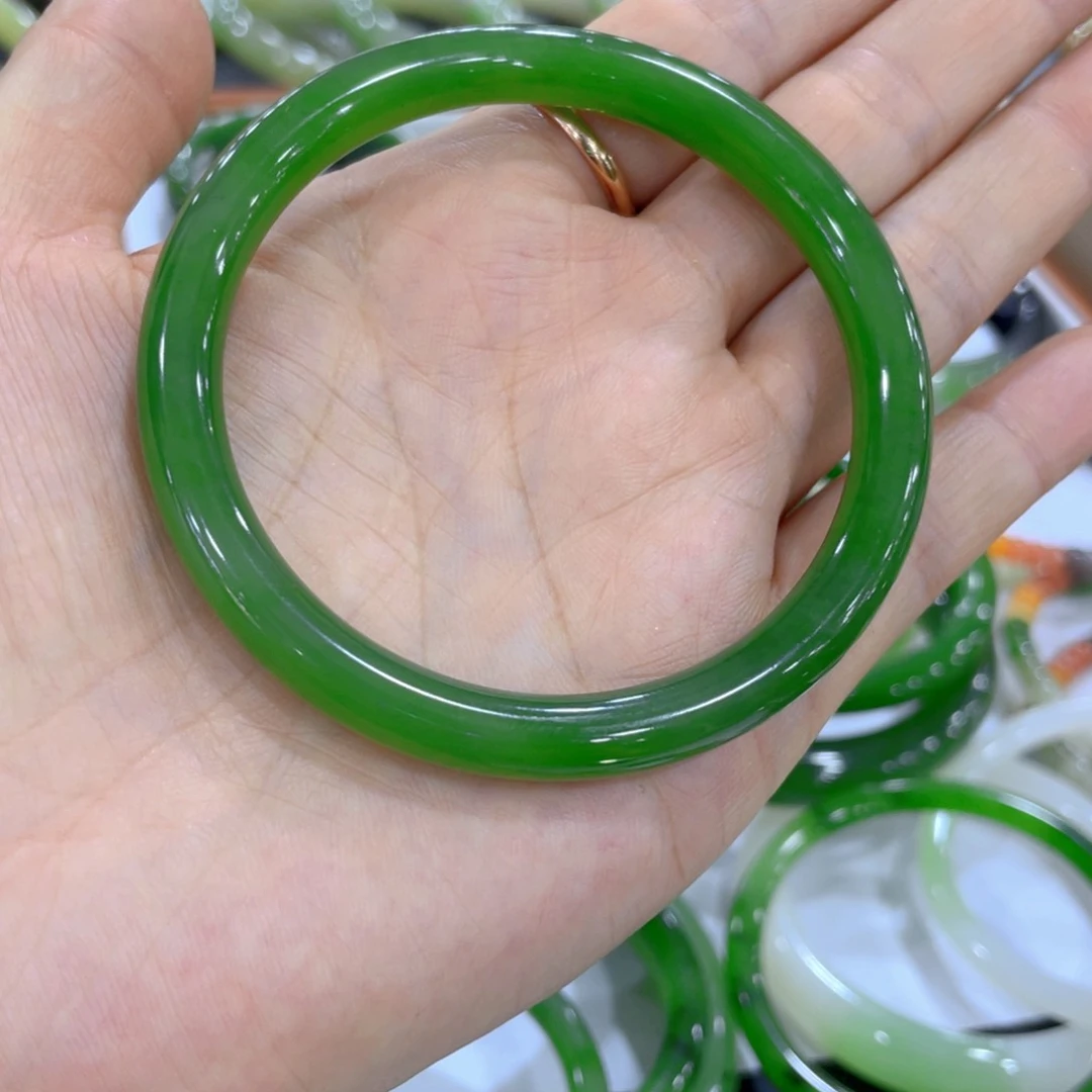 未镶嵌手镯和田玉瑞*