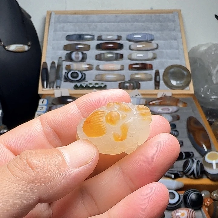 玛瑙/玉髓吊坠(不含链)未镶嵌