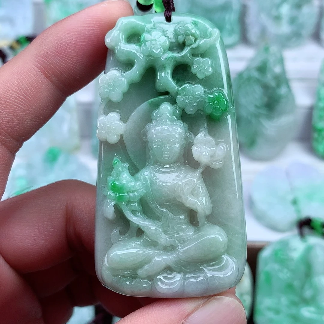 翡翠未镶嵌颈饰翡翠吊坠