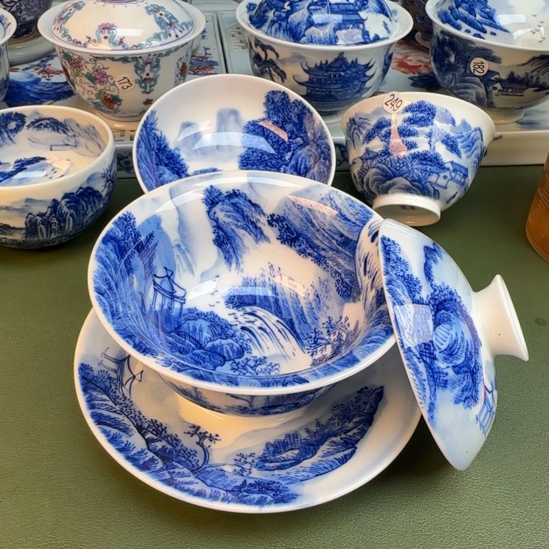 纯手工纯手绘茶具石头255