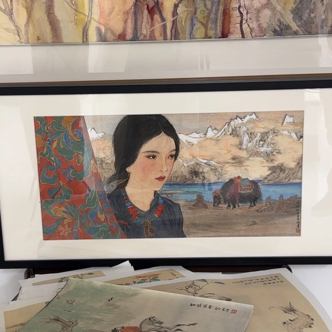 国画丛*柳谦 人物创作 写实 湖畔