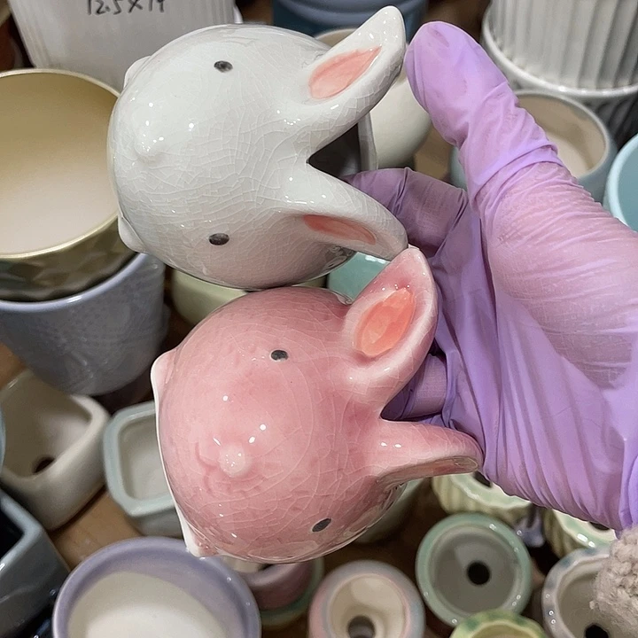 红陶陶瓷花盆凑12米包邮