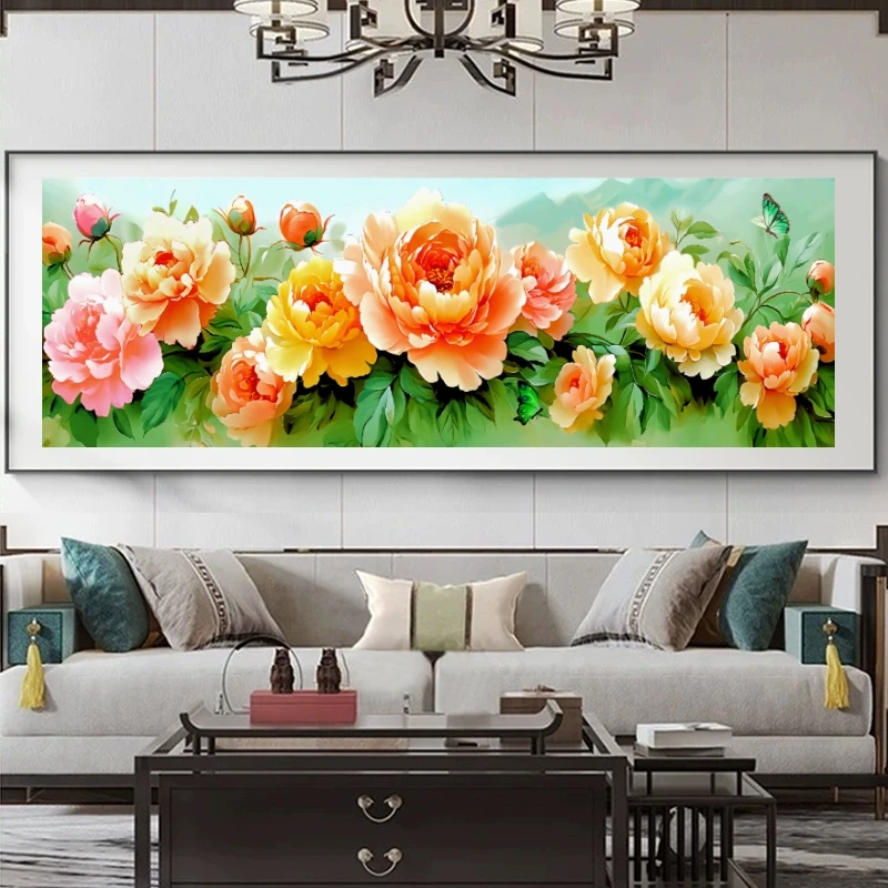 针情针艺定制国色芳华十字绣36色2025新款爆款客厅卧室新房子好绣