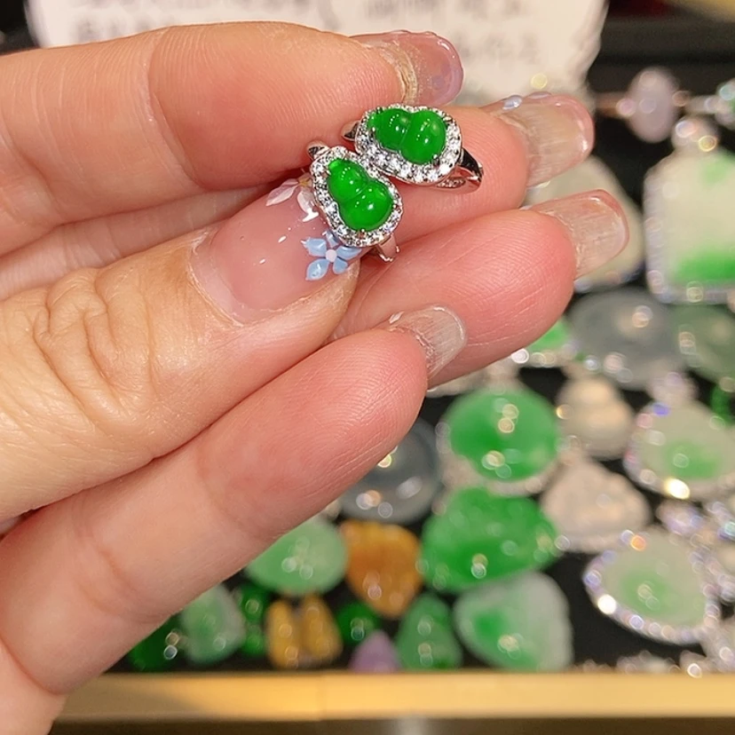 【闪购商品】未镶嵌翡翠耳饰天然翡翠