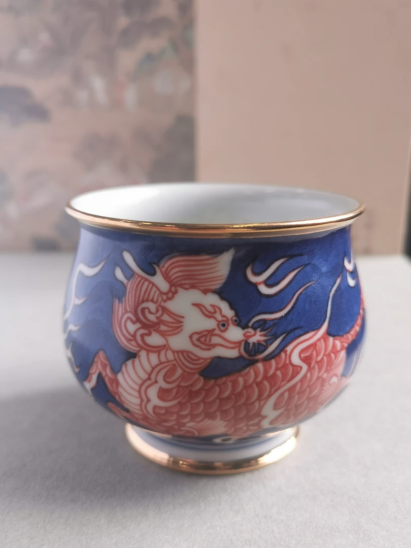 景德镇陶瓷麒麟主人杯