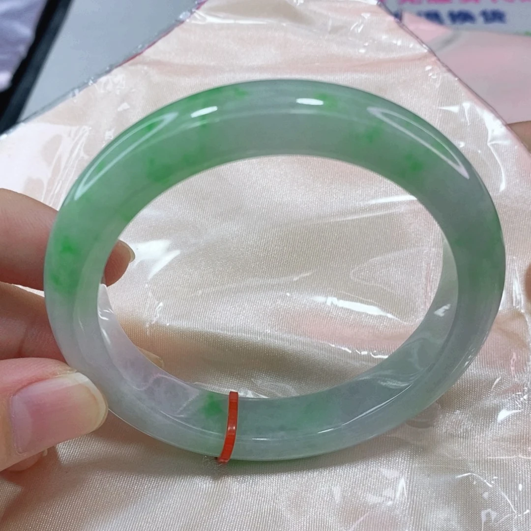 未镶嵌手镯翡翠59圈口强推